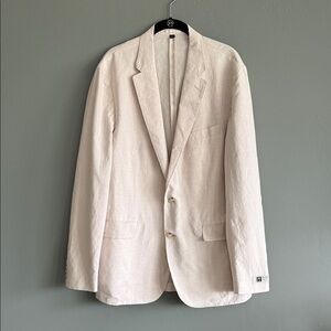 J. Crew Ludlow Beige Baird McNutt Irish Linen Sport Coat NWT